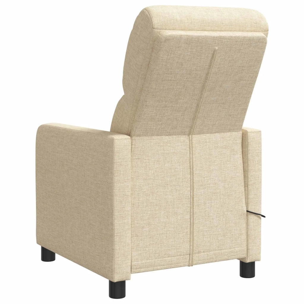 Divano Sedia-Poltrona reclinabile Crema Tessuto 669607