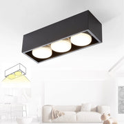 ZMH Faretto da soffitto LED quadrati 3 fiamme rotanti