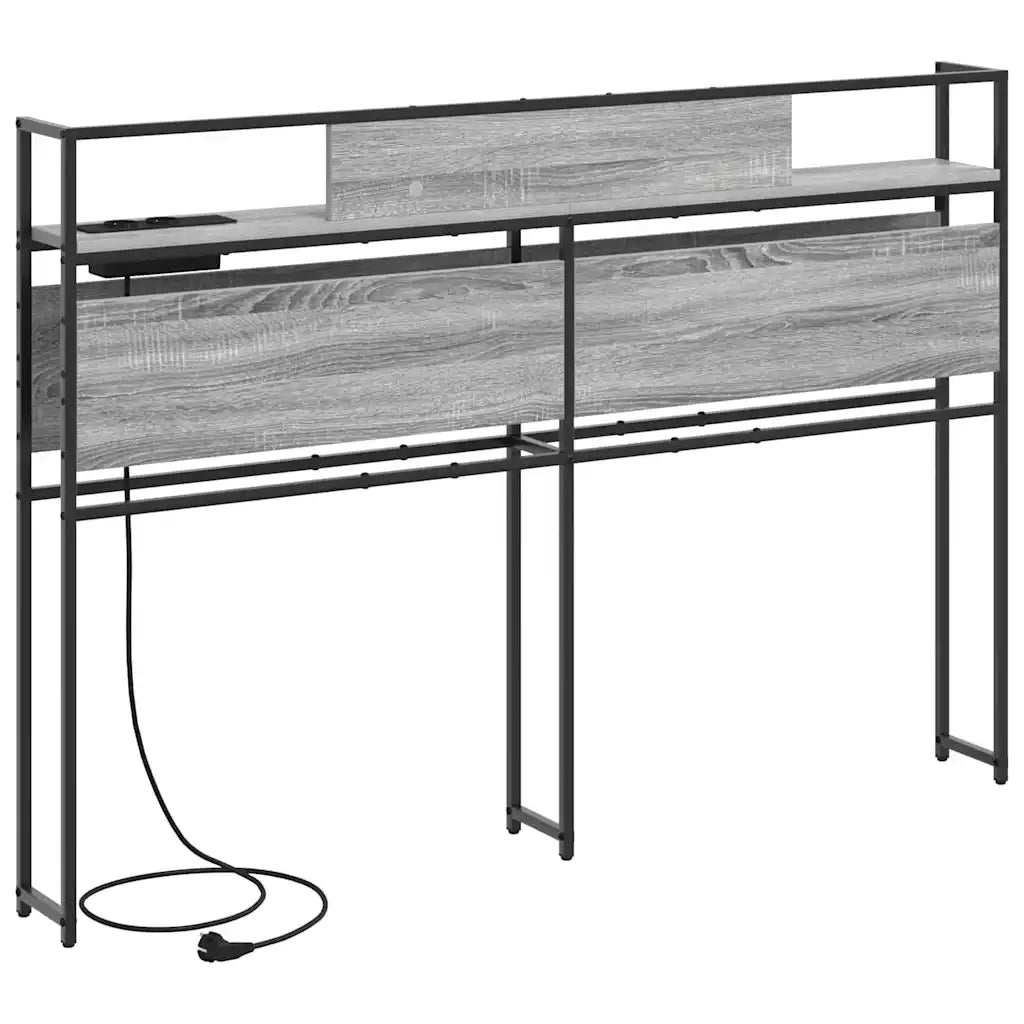 Testiera | Testata contenitore Grigio sonoma Legno multistrato