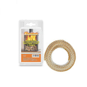 Guarnizione piatta per stufa adatta alle alte temperature mm 10 -15 x mt 2,5 MM 10
