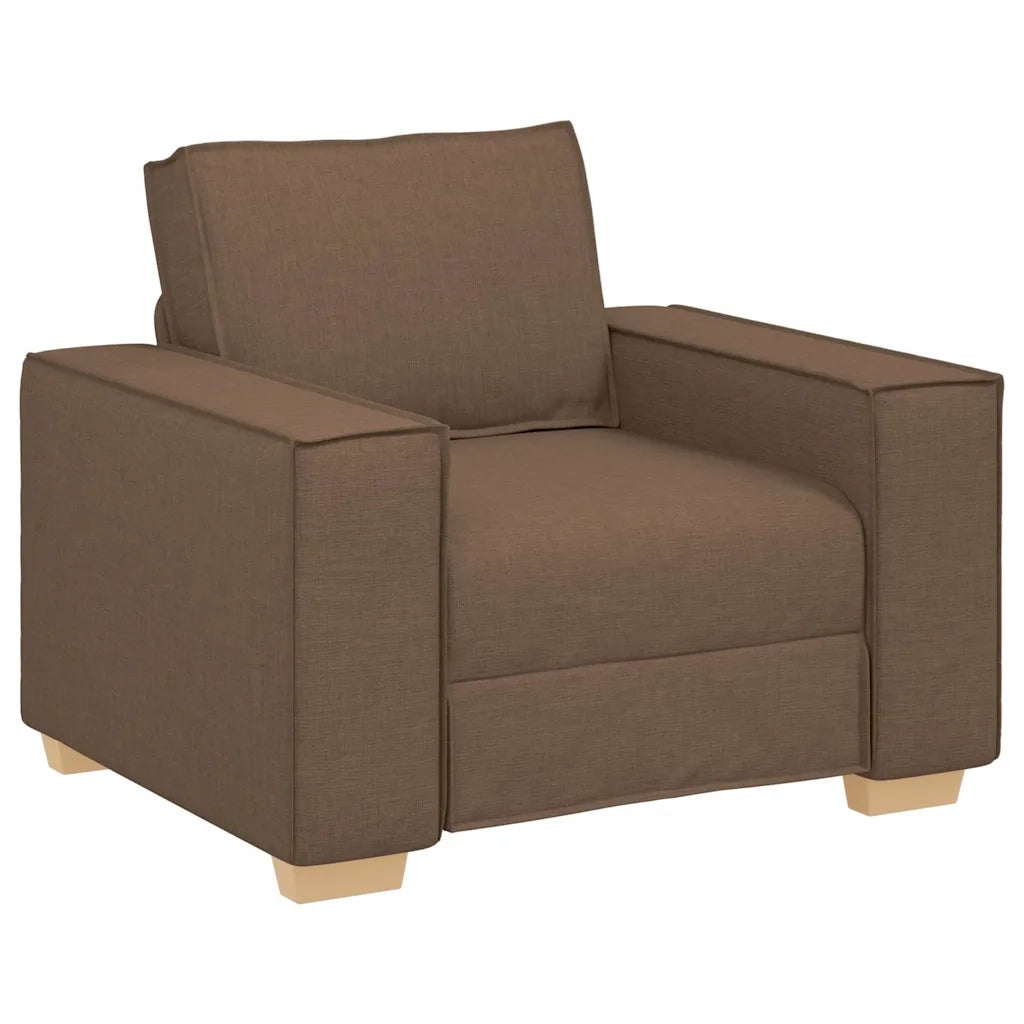 Poltrona-Divano Sedia-Sofa-Divanetto Marrone 60 cm Tessuto