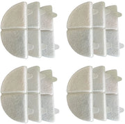 12 pezzi dispensatore per animali filtro a forma rigida senza sostituzione per filtro a forma di noce di cocco filtro a carbone attivo filtro di cotone