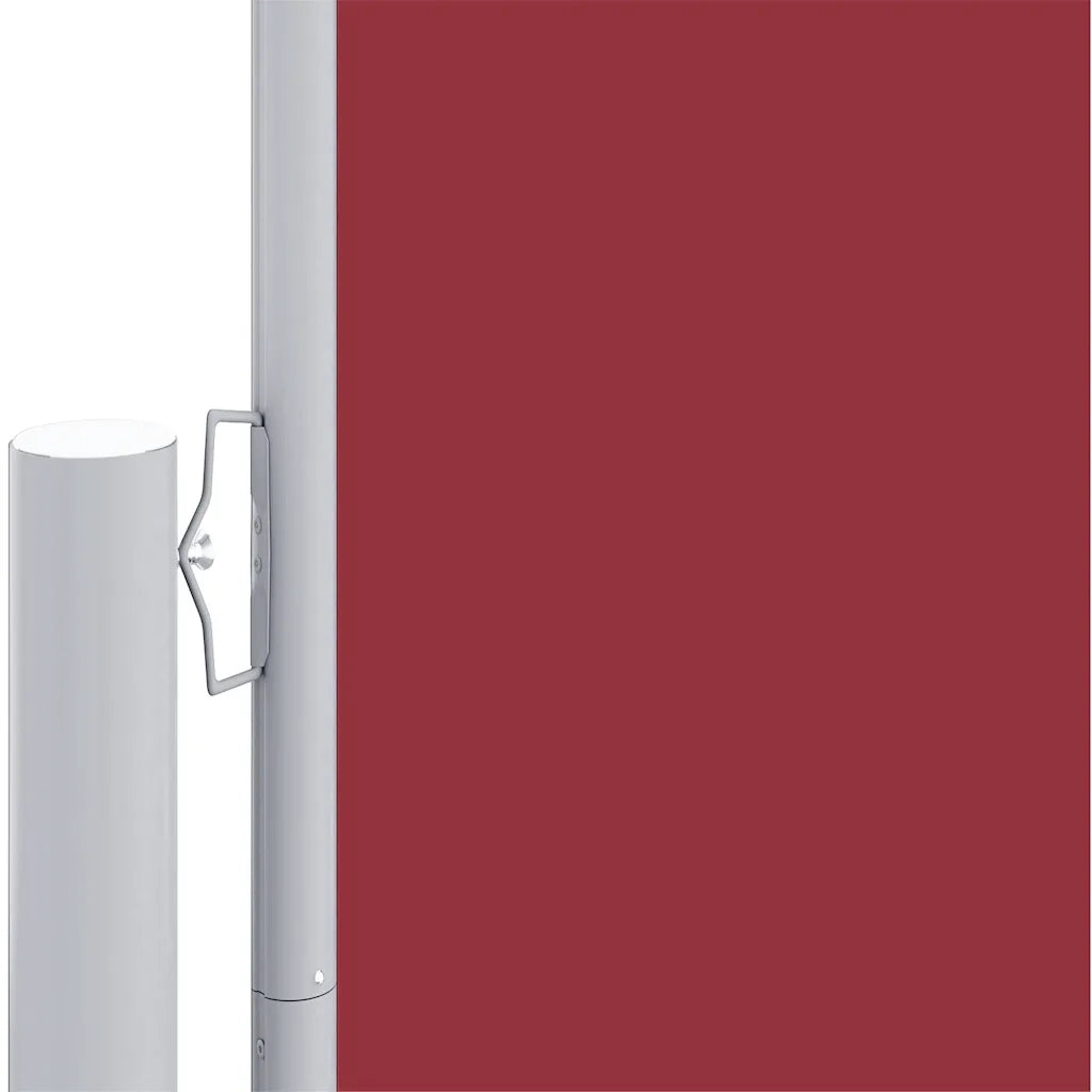 Tenda da Sole Laterale Retrattile Rossa 220x600 cm 318017