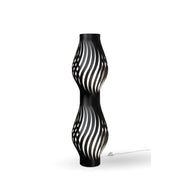 Piantana Moderna Helios Polilux ® Nero 2 Luci E27 H123Cm