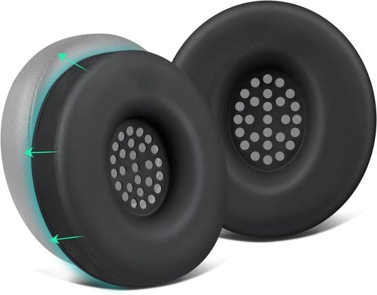Protezioni Orecchio per Headset - Nero, Silicone, Resistente alla Transpirazione, Facile da Pulire, Durata Robusta