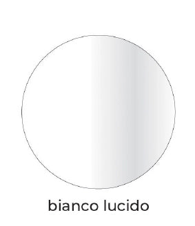 Composizione mobile bagno sospeso con cassetti cm 70 mod. TALIA - Bianco Lucido