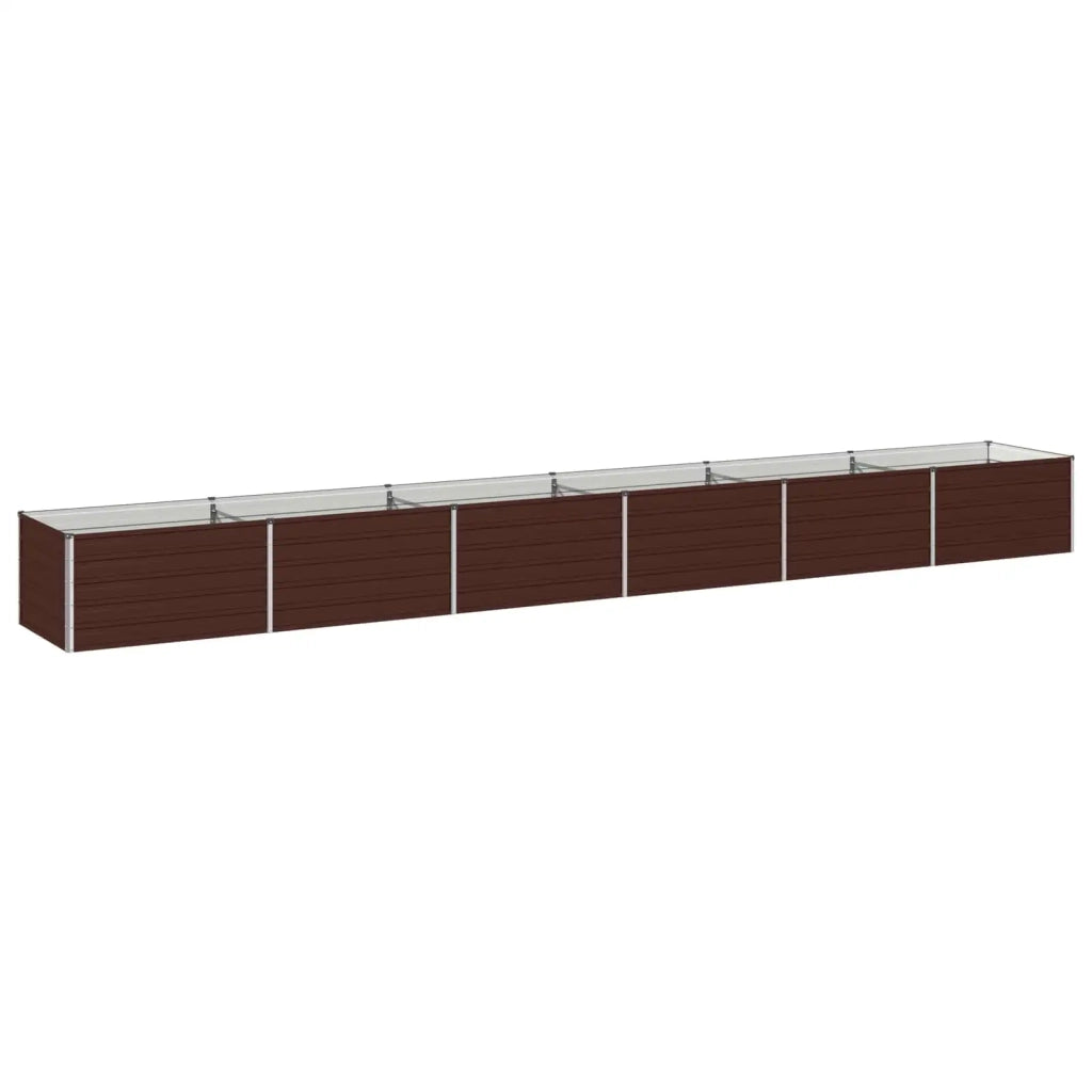 Letto rialzato da giardino Marrone 600 x 80 x 55 cm 8006454