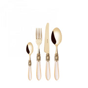 OXFORD GOLD Ghiera Dorata, Posate Set 24 Pz, Scatola Gallery,