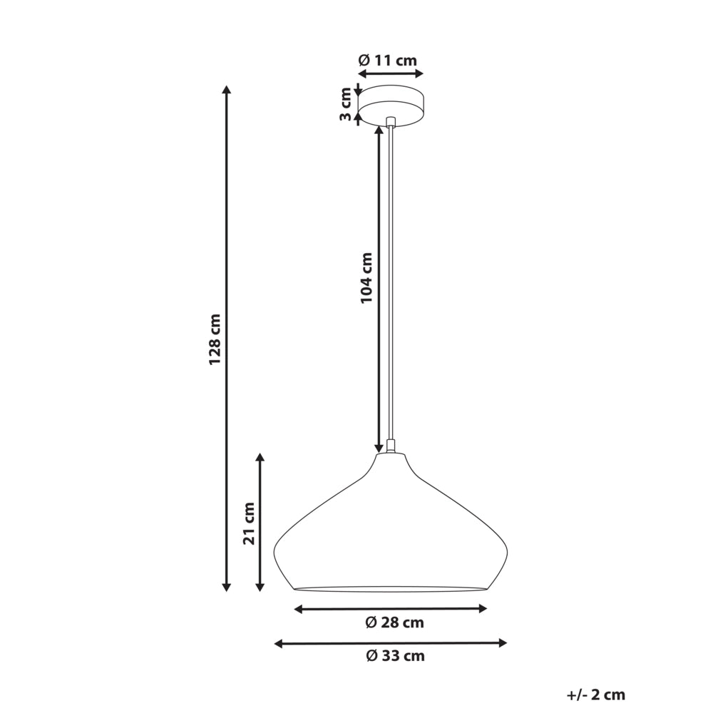 Lampadario dalla Forma rotonda regolabile in legno di mango chiaro da appendere lampada da soffitto