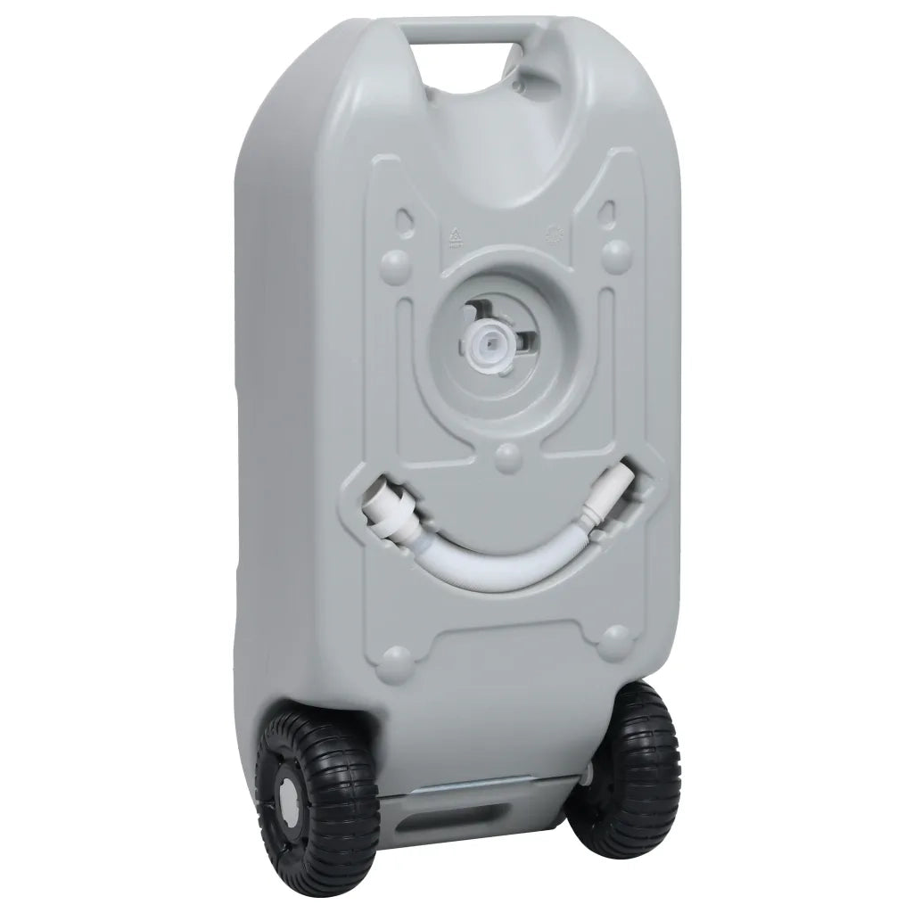 Serbatoio d'Acqua con Ruote per Campeggio 40 L Grigio cod mxl 63421
