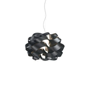 Sospensione Moderna Cloud Polilux ® Nero E Metallo Cromo 1 Luce E27
