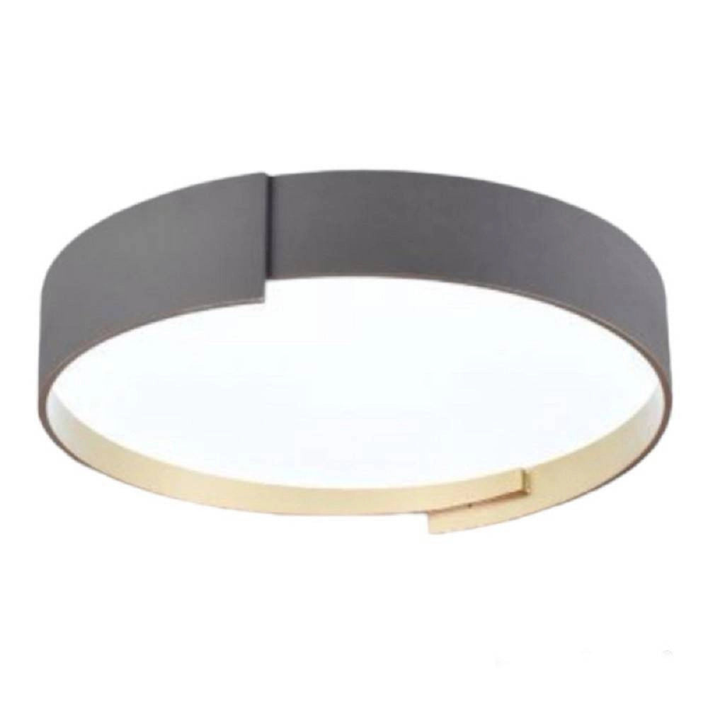 Trade Shop - Plafoniera Led Grigio 46 W Moderno Soffitto Rotonda Luce 4000k 3000k 6500k C49-g -
