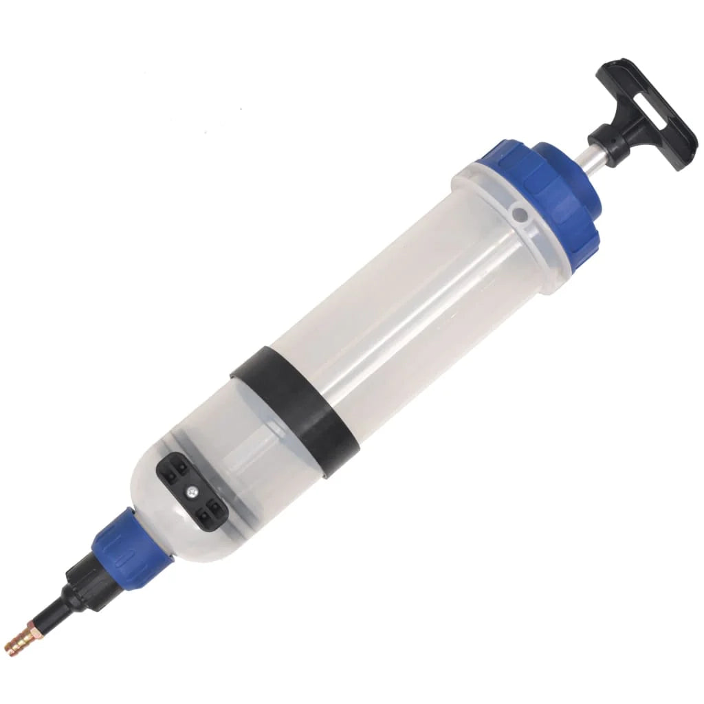 Siringa di recupero gasolio siringa per olio per auto veicoli a benzina o diesel con 2 connettori 1500 ml 02_0004337