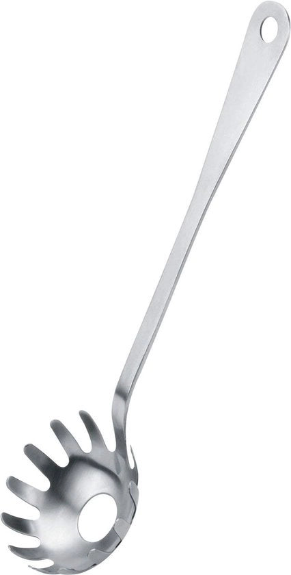 Spazzola per spaghetti, acciaio inossidabile, argento, 8,5 x 8 x 12 cm.