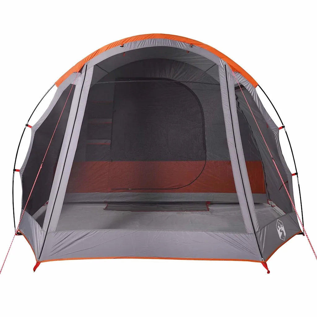 Tenda da Campeggio Familiare per 6 Persone-Tenda per Famiglie Grigia Impermeabile