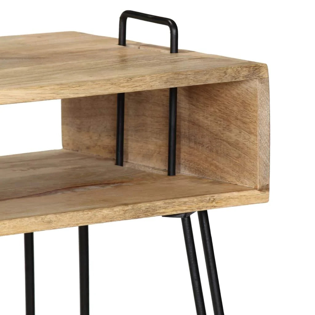 Buffet credenza mobiletto consolle mobile contenitore legno massello di mango 115 cm 4402227