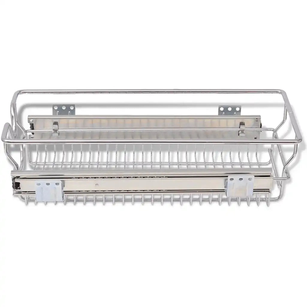 Cestelli a Rete Scorrevoli 2 pz Argento 300 mm 50478