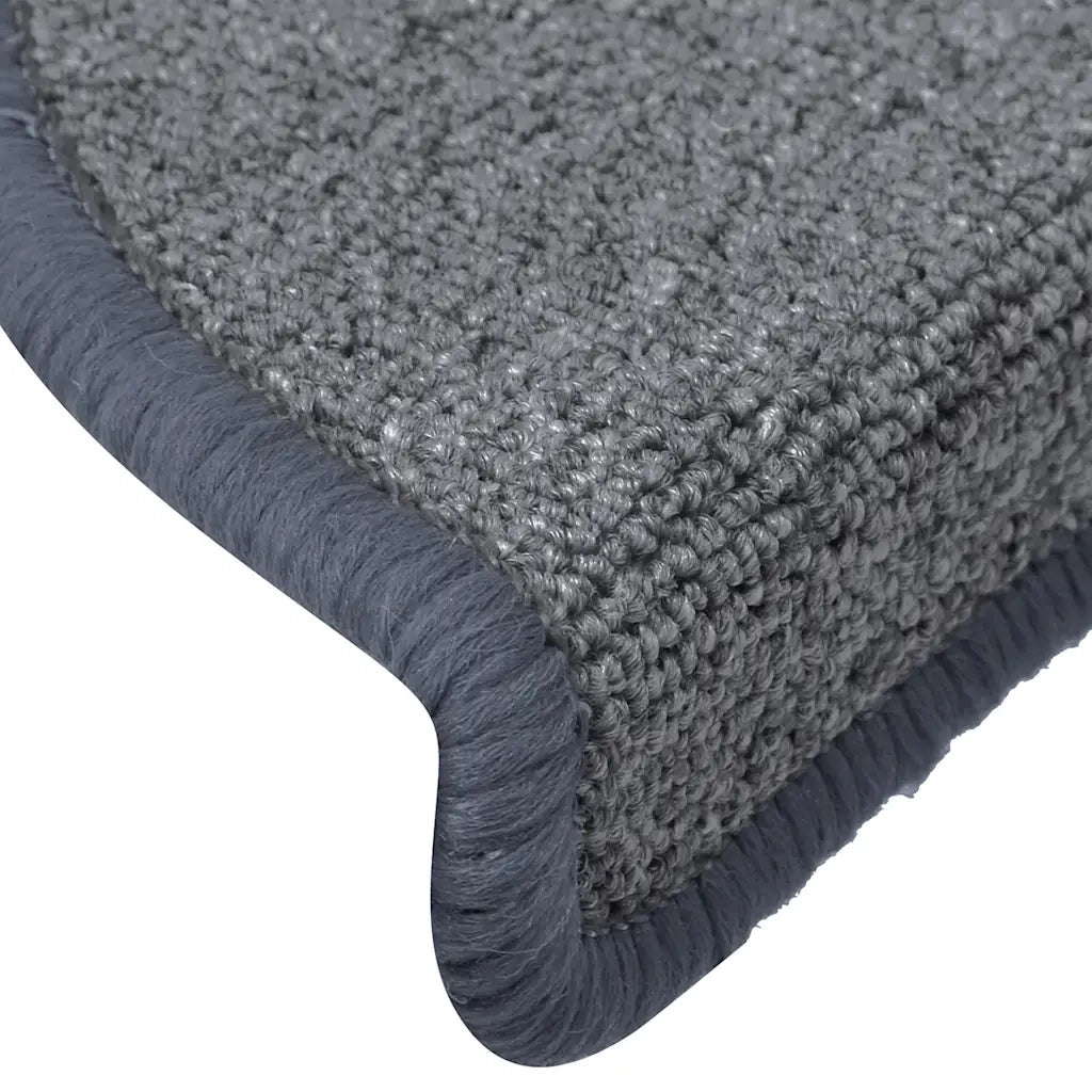 Tappetini per Scale 15 pz Grigio Chiaro e Blu 65x24x4 cm cod mxl 64282
