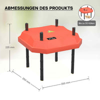 Fudajo Chioccia artificiale 25x25cm 30W Piastra termica per 15-20 pulcini con temperatura regolabile