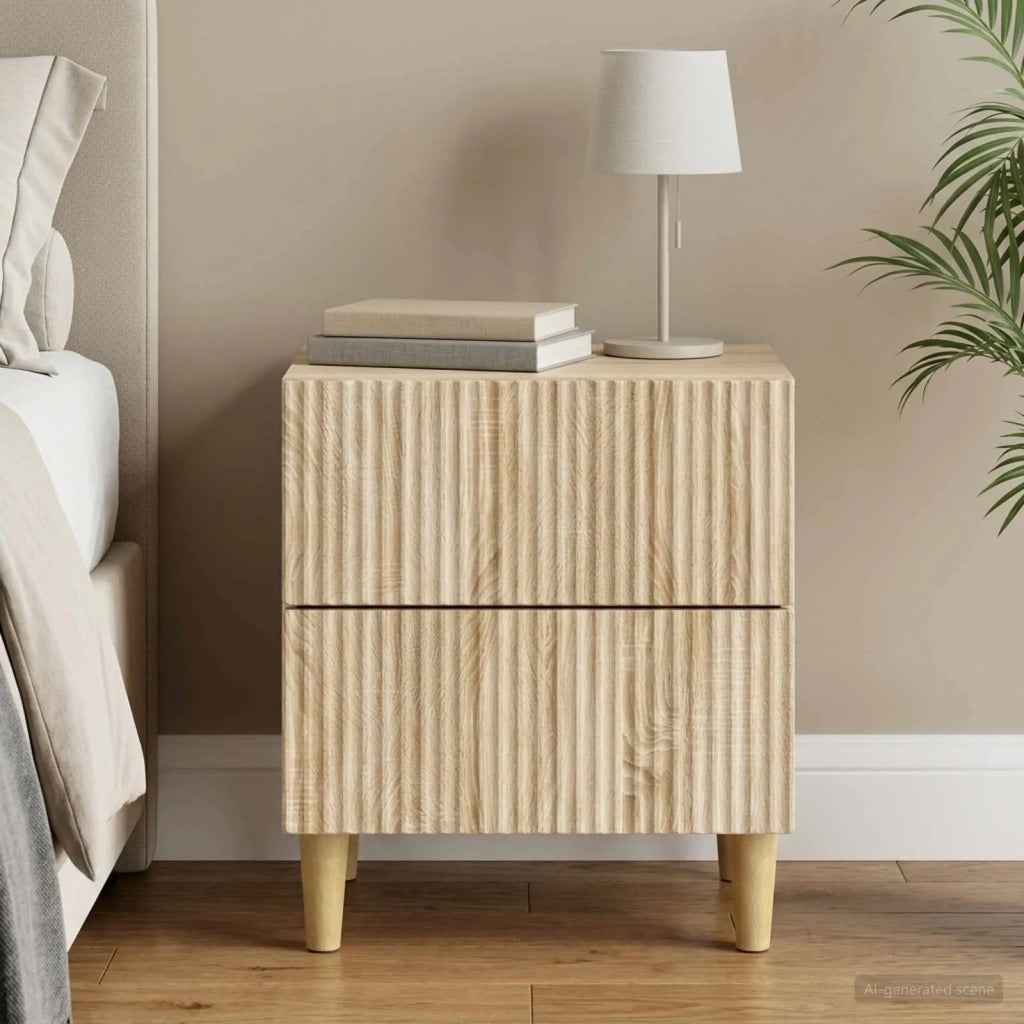 Armadio da Notte con cassetto Rovere Sonoma 43 x 34,5 x 48 cm 894529