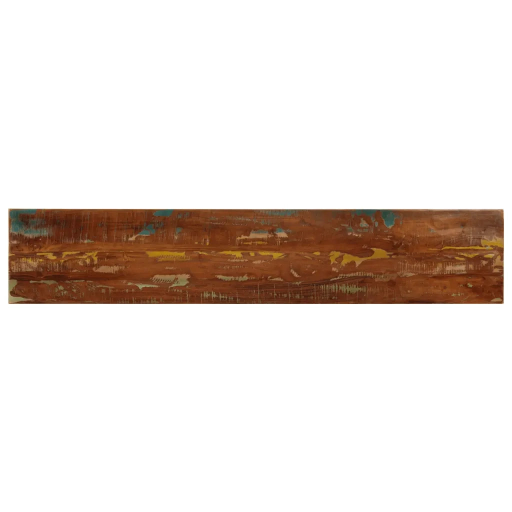 Piano Tavolo 180x20x2,5 cm Rettangolare in Massello di Recupero