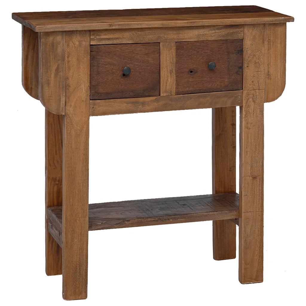 Consolle in Legno Massello di Recupero 80x35x80 cm cod mxl 29831