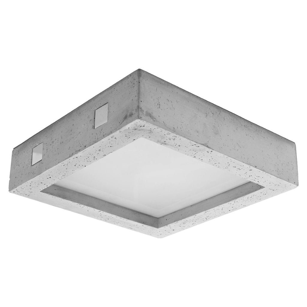 Plafoniera LED INDIRA Pure Lume cemento 33cm 18W calda