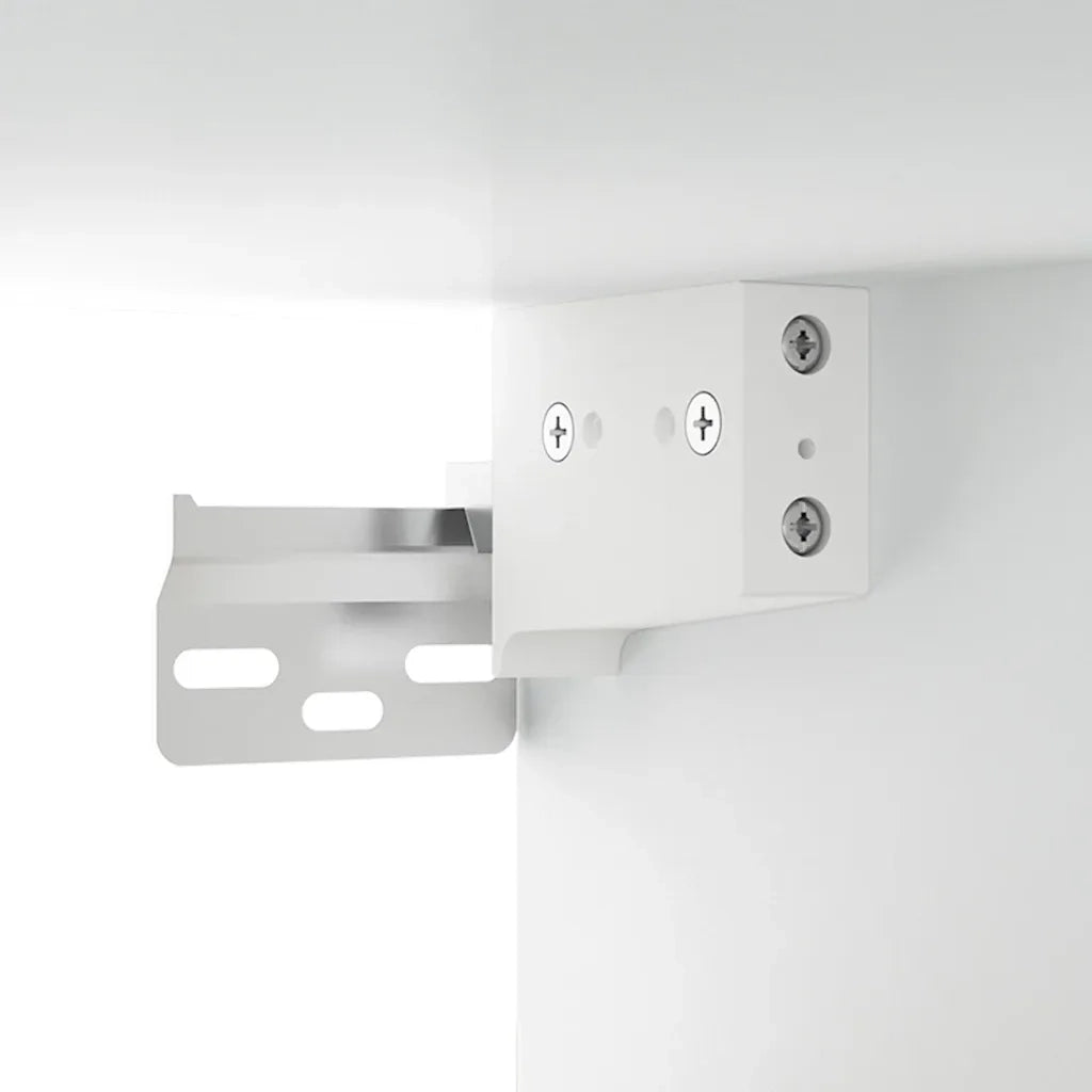 Mobili Parete 2 pz Bianco 80x35x36,5cm Legno Multistrato