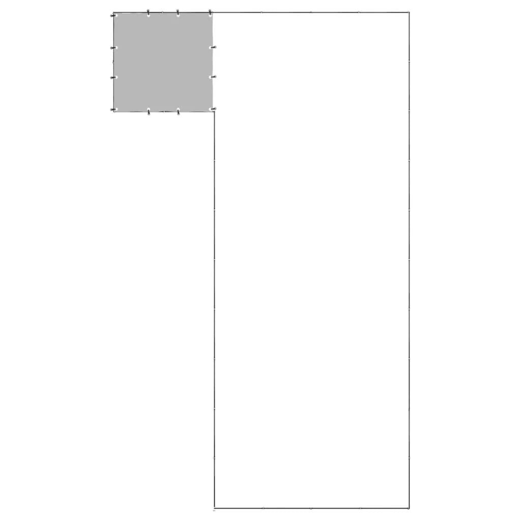 Recinto per animali da esterno per cani 19,36 m² acciaio nero 02_0000504