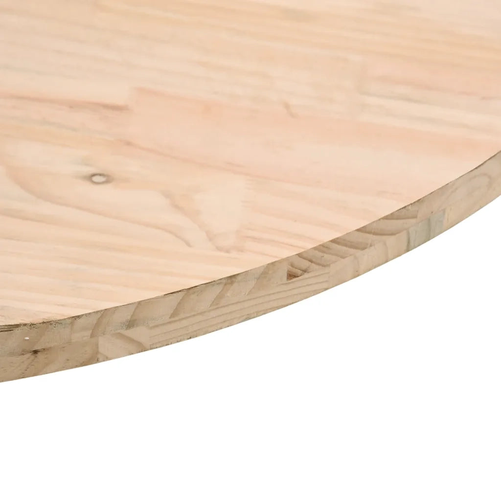 Piano Tavolo Ø70x2,5 cm in Legno Massello di Pino 813648