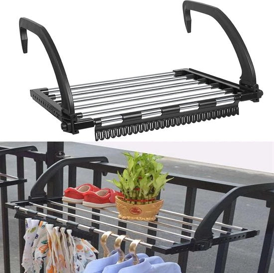 Raccoglitore di scarpe da asciugare pieghevole per Interno e Esterno - Perfetto per Balcone e Bagno