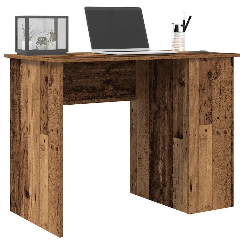 vidaXL Scrivania Legno Antico 100x55x75 cm in Legno Multistrato
