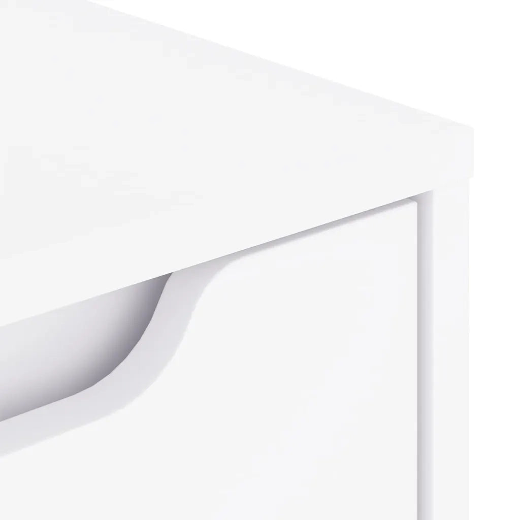 Comodino VISNES Bianco 45x40x50 cm in Legno Multistrato 4108280