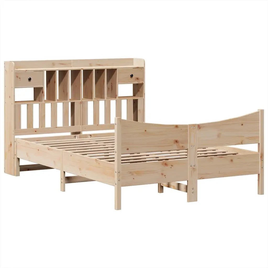 vidaXL Letto senza Materasso 140x190 cm in Legno Massello di Pino