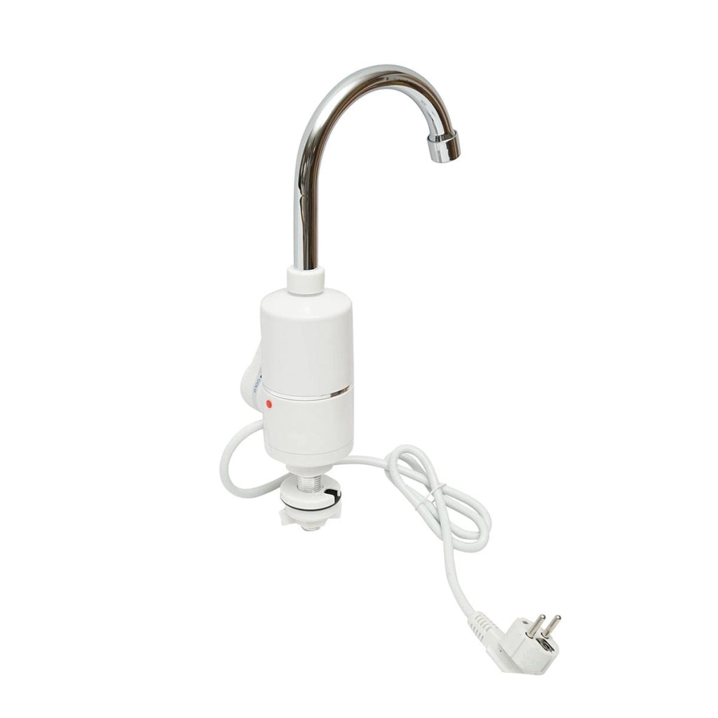 Rubinetto Acqua Calda Istantanea Scaldabagno elettrico istantaneo con display digitale, 3000W, 220V, 35-55 gradi, IPX4 Rubinetto elettrico per cucina, giardino, bagno, campeggio