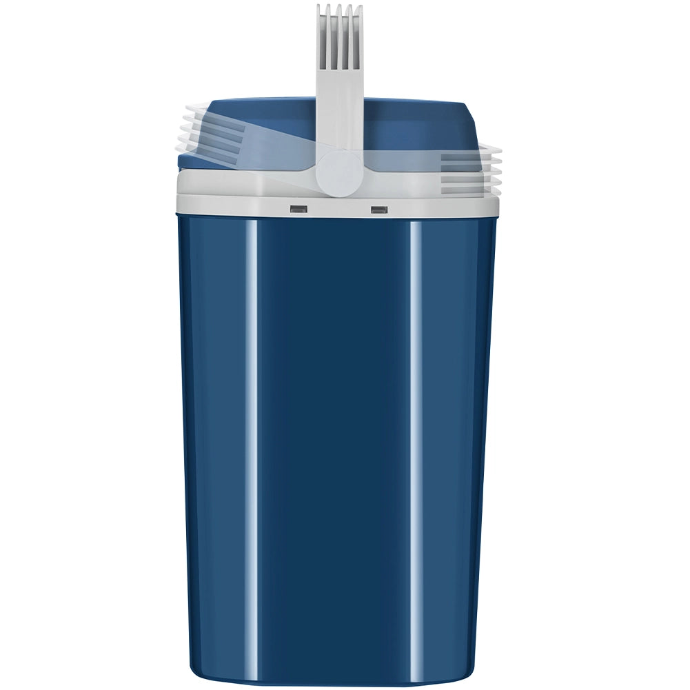Frigorifero Elettrico Portatile 24 L a Pozzetto Caldo e Freddo con Spina 230V e 12V Blu