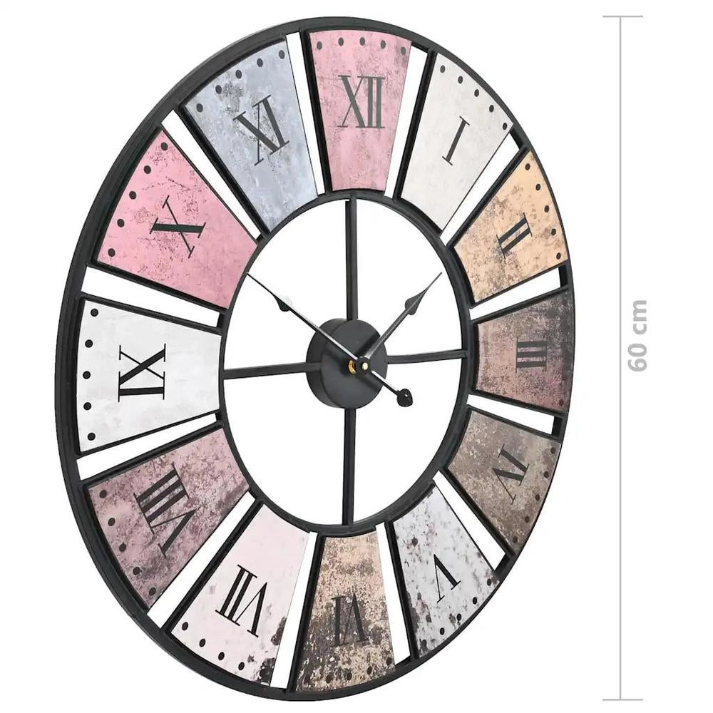 Vintage Wall Clock With Quartz Movement, 60 Cm XXL