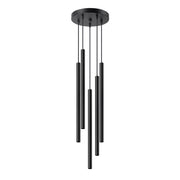 Lampada a sospensione nera 5 tubi G9 VELINO Pure Lume