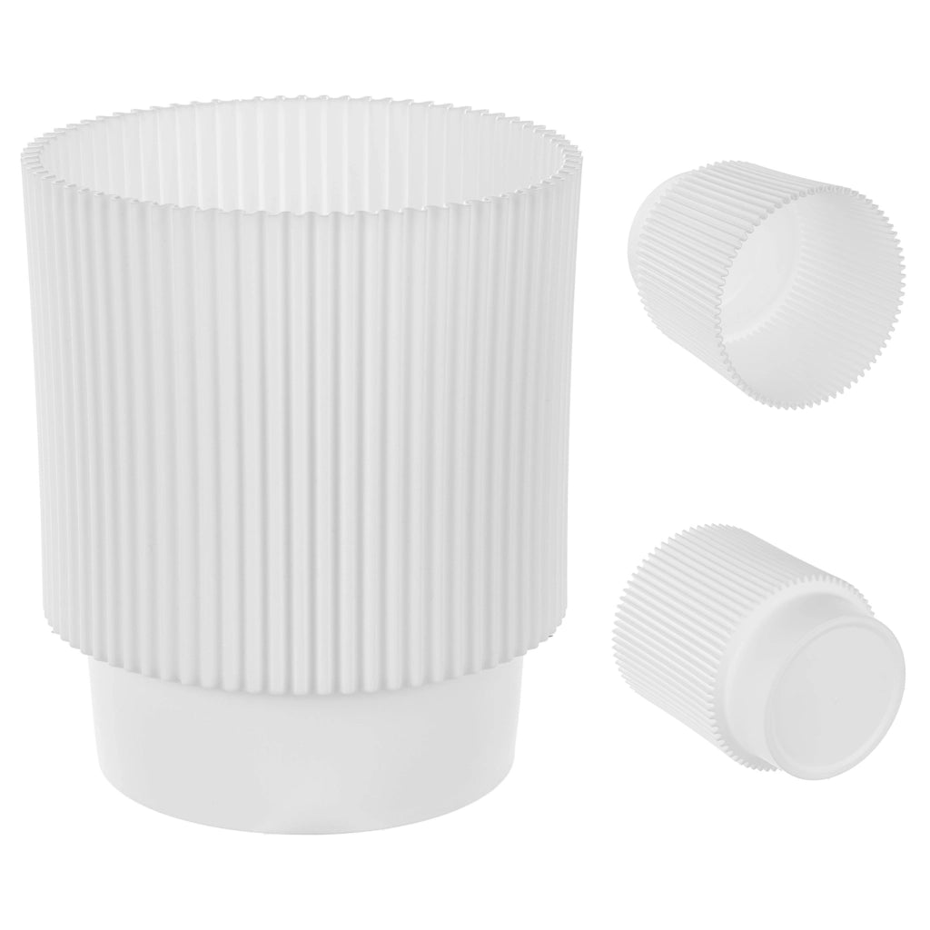 Vaso da fiori KADAX 13 cm, copripianta, vaso da fiori in plastica bianca