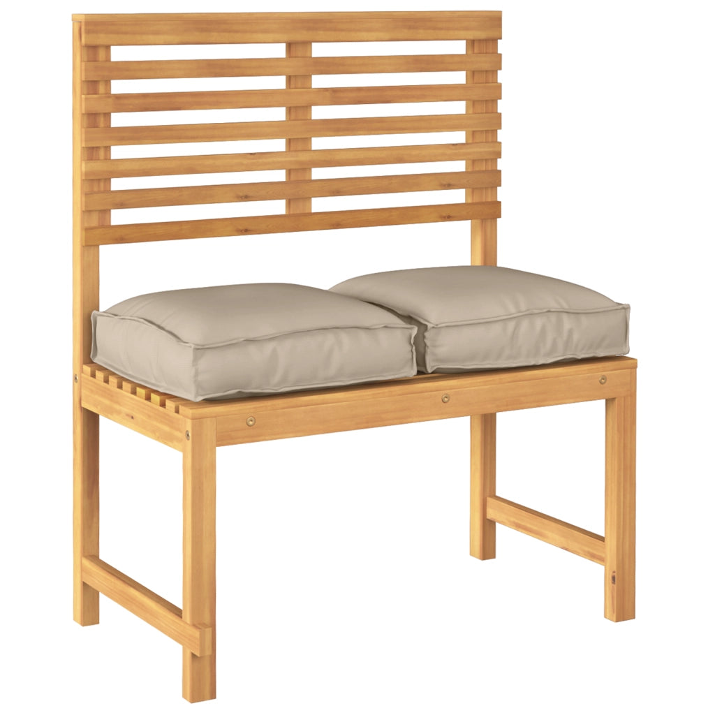 Cuscini per pallet per seduta 2 pz Tortora 40x40x8 cm Tessuto Oxford