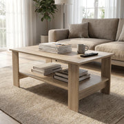 Tavolino da Salotto con ripiano Moderno in Legno Composito 100x40 - JONNY