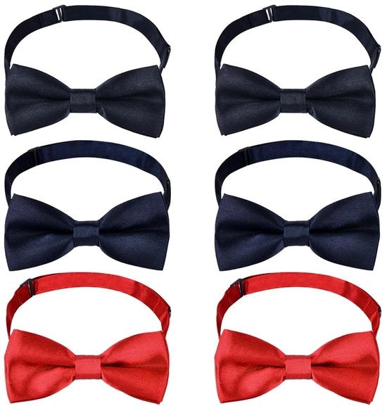 Collari per cani 6 pezzi - Colori uniformi - Adattabili - Fatto di poliestere - Formali - Eleganti - Chiusura con strappo