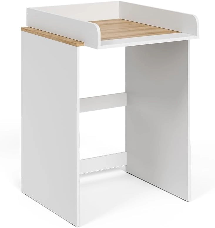 Mobile lavatrice Viktor, Bianco/Artisan, 68 x 88.2 cm 2 parti con fasciatoio
