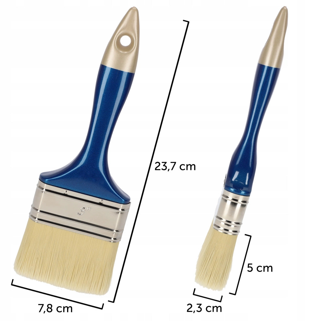 Pennello universale piatto dritto KADAX per pittura inglese, prodotto per la lucidatura, 78 mm
