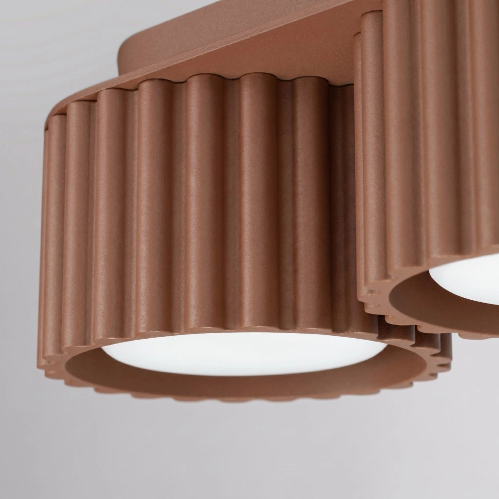 Plafoniera AURA 3 moka Gx53
