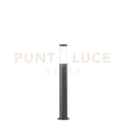 PALETTO TOKYO ANTRACITE 1 LUCE ATTACCO E27 IP44 IP44 11,5X70CM IN ACCIAIO INOX
