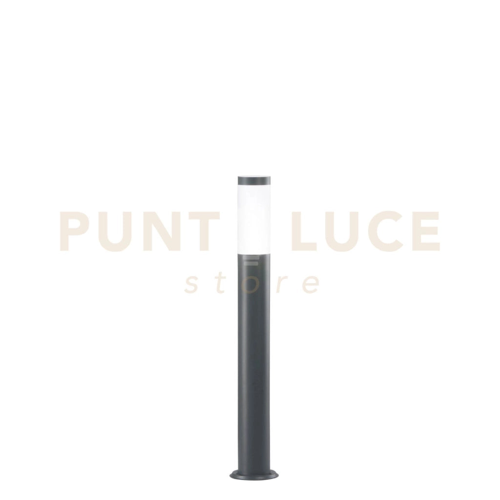 PALETTO TOKYO ANTRACITE 1 LUCE ATTACCO E27 IP44 IP44 11,5X70CM IN ACCIAIO INOX