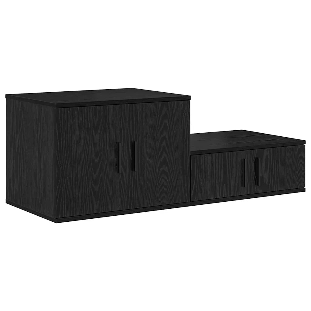 Armadio 2 pz Rovere Nero 108 x 41 x 40 cm Legno multistrato CFW8639888