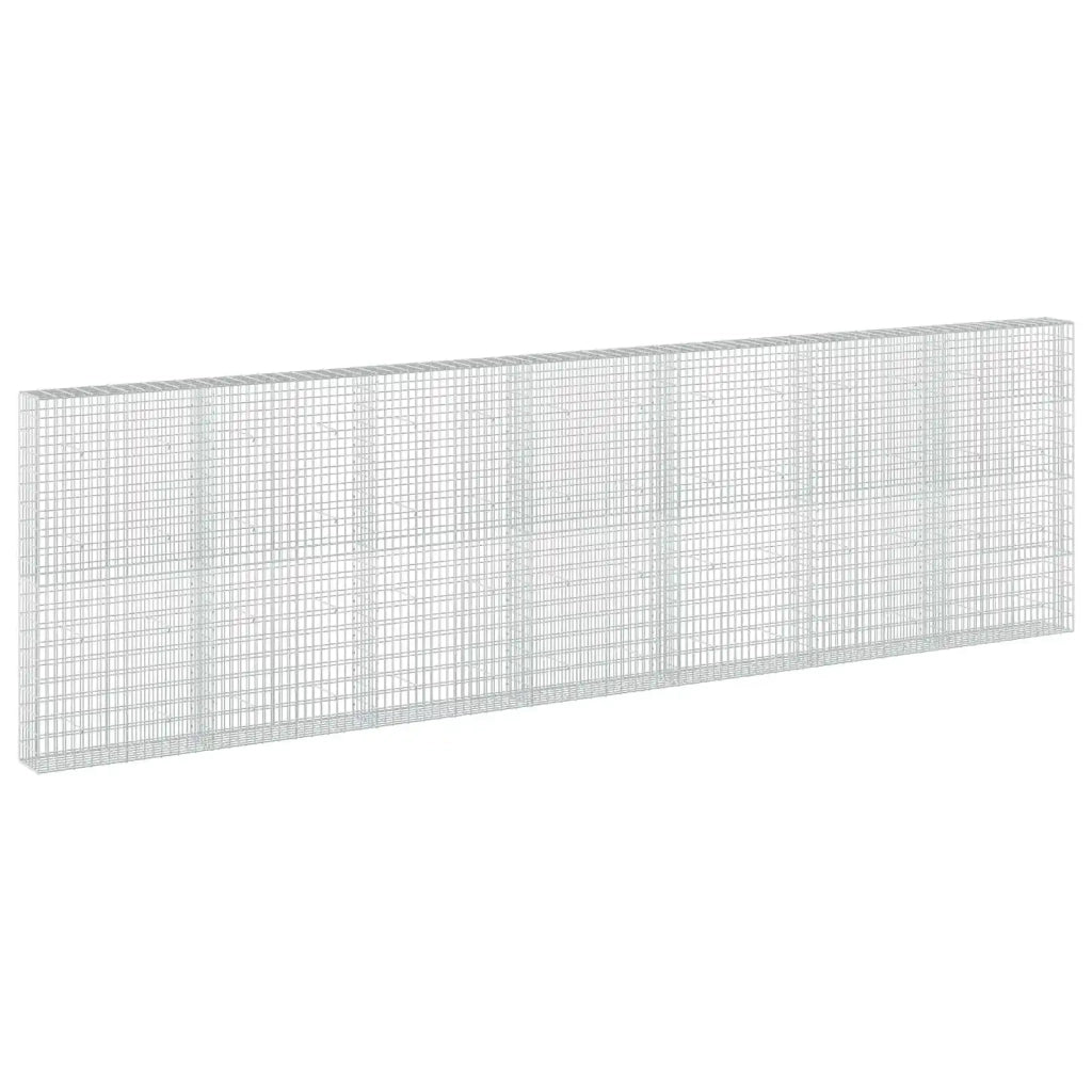 Gabione con Filo da 3,5 mm e Rete da 5x10 cm 700x30x200 cm 3462776