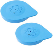 Riduttore per Paraurti per Reservoar Blu - 2 Pezzi - Compatibile con Nissan Micra/Note K12/E11 - Plastica - Resistente alla Corrosione - Sostituzione Perfetta - Riduttore per Paraurti